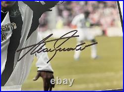 Signed Framed Alan Shearer Newcastle United Last Goal Autograph Photo