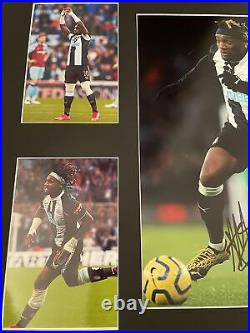 Signed Framed Allan St Maximin Newcastle United Autograph Photo Montage