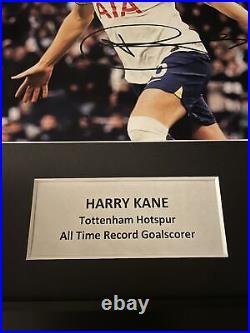 Signed Framed Harry Kane Tottenham Autograph Photo v City Goal Record England 2