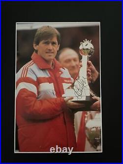 Signed Framed Kenny Dalglish Liverpool Autograph Photo Montage King Kenny