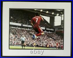 Signed Framed Luis Suarez Liverpool Autograph Photo Athletico Barcelona Uruguay