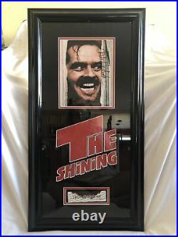Signed Jack Nicholson The Shining With COA Framed