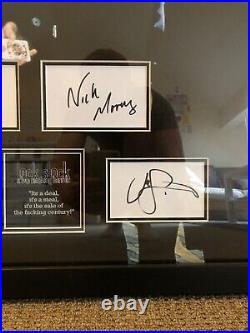 Signed Lock Stock Framed Photo, Statham, Moran, Fletcher and Fleming with COA