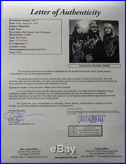 Signed Motorhead Lemmy Kilmister Autographed 11x14 Photo Framed Jsa Loa Z91067