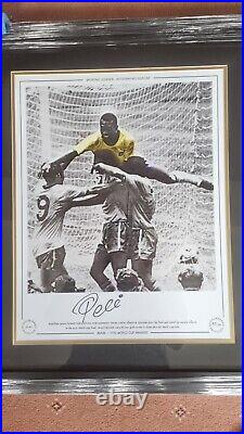 Signed Pele Framed Photos