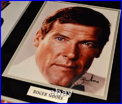 Signed SEAN CONNERY 007 Autograph, CRAIG + all JAMES BOND, COA, Frame, UACC, DVD