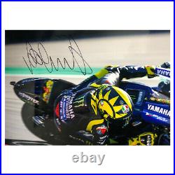 Signed Valentino Rossi 2019 MotoGP Framed Large Photo Display Limited Edition