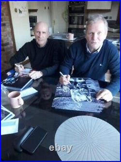 Signed and Framed Gordon Cowans Tony Morley Aston Villa European Champions 1982