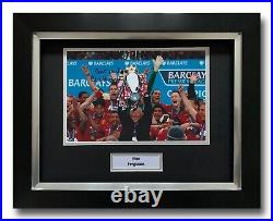 Sir Alex Ferguson Hand Signed Framed Photo Display Manchester United Autograph 3