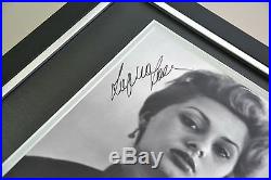 Sophia Loren Signed Photo Framed 16x12 Houseboat Autograph Memorabilia Display