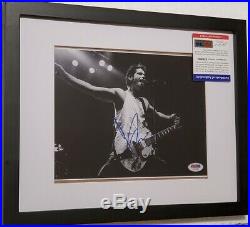 Soundgarden Chris Cornell signed 7x10 Photo PSA DNA (Framed)