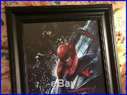 Stan Lee Hand Signed Autographed Custom Framed 11x17 Spider-Man Photo with JSA COA