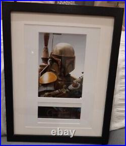 Star Wars Boba Fett. Jeremy Bulloch Signed, Framed & Mounted Photo. Hand Signed