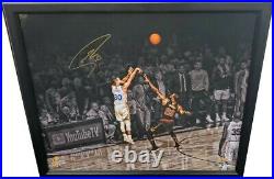Stephen Curry Signed Autographed 16x20 Framed Photo vs Lebron James 13/100