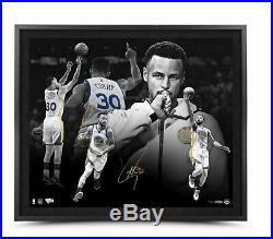 Stephen Curry Signed Autographed 20X24 Framed Photo MVP Warriors /30 UDA