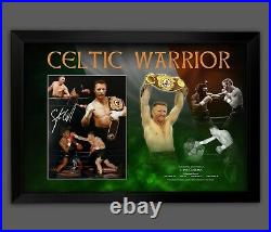 Steve Collins Signed And Framed 12x16 Boxing Photo In A Picture Mount Display