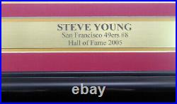 Steve Young Autographed Signed Framed 16x20 Photo 49ers Sb Mvp Uda 162402