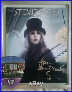 Stevie Nicks Fleetwood Mac Framed Signed Autographed 8x10 Photo + VIP pass COA