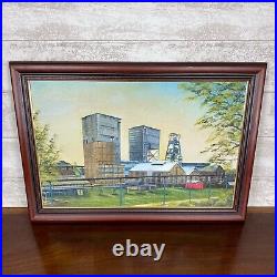 Stunning Original Oil Painting'Broddy Pit' Canvas Framed Picture Signed 1997