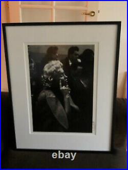 Stunning Photo of Marilyn Monroe by Roy Schatt. Rare large size. Signed