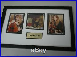 TAYLOR SWIFT Signed Red Music CD Cover with Photo Professionally FRAMED PAAS COA