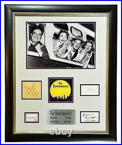 THE HONEYMOONERS Autographed Signed CAST PHOTO FRAMED Jackie Gleason JSA LOA