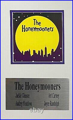 THE HONEYMOONERS Autographed Signed CAST PHOTO FRAMED Jackie Gleason JSA LOA