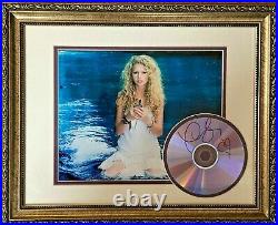 Taylor Swift Autographed Auto Signed Debut CD Framed Photo / CD with COA