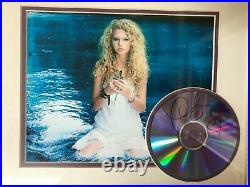 Taylor Swift Autographed Auto Signed Debut CD Framed Photo / CD with COA