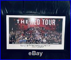 Taylor Swift RED Tour Band/Crew Gift. Picture Frame Display, RIAA Award, Signed