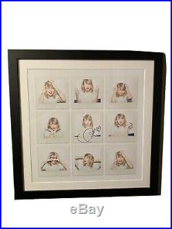 Taylor Swift Signed AUTHENTIC AUTOGRAPH Framed 1989 Lithograph Photos, Read Desc