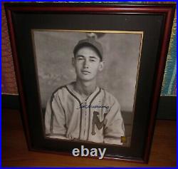 Ted Williams Signed / Autographed / Framed 16x20 Green Diamond Authenticated