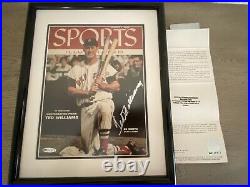 Ted Williams Signed Framed Sports Illustrated 8x10 Cover 1955 Upper Deck Uda Coa