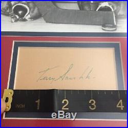 Terry Sawchuk Signed and Framed Autograph