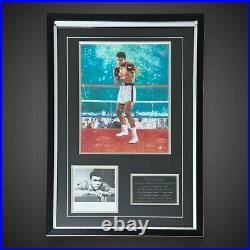The Greatest Muhammad Ali Hand Signed And Framed Photograph £675
