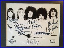 The MC5 signed group promo photo 1970 KOTJMF Framed and beautiful