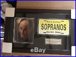 The Sopranos James Gandolfini Autographed Signed Framed Photo Collage Beckett