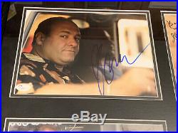 The Sopranos James Gandolfini Tony Sirico + Autographed Signed Framed Photo JSA