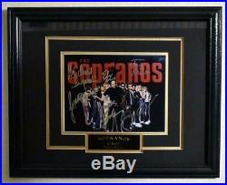 The Sopranos Matted & Framed Autographed Photo Signed by 7 Cast Members