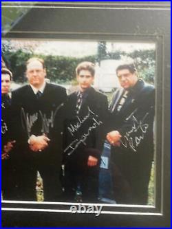 The Sopranos Signed/Autographed Matted & Framed Cemetery Scene Bullets