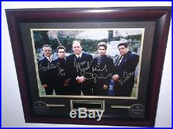 The Sopranos Signed/Autographed Matted & Framed Cemetery Scene Photo. PSA LOA