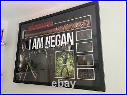 The Walking Dead, Signed 12x8 Photograph Framed Bat Display