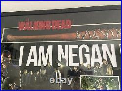 The Walking Dead, Signed 12x8 Photograph Framed Bat Display