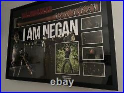 The Walking Dead, Signed 12x8 Photograph Framed Bat Display