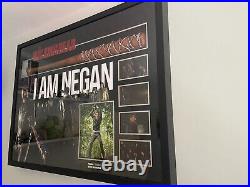 The Walking Dead, Signed 12x8 Photograph Framed Bat Display