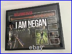 The Walking Dead, Signed 12x8 Photograph Framed Bat Display