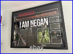 The Walking Dead, Signed 12x8 Photograph Framed Bat Display