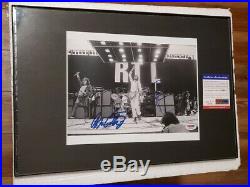The Who Pete Townshend Roger Daltrey duo signed Photo PSA DNA (No Frame)
