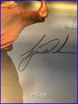 Tiger Woods Signed Framed 16x20 UDA BAH82929