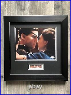 Tom Cruise Signed (Valkyrie) 8 X 10 Photo Framed With JSA COA